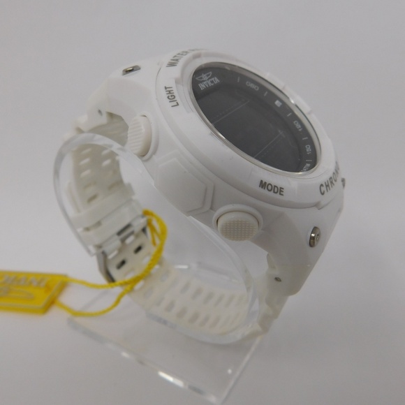 Invicta Men's Watch Racing Alarm Chronograph GMT Quartz Digital Black Dial 47524 - Picture 4 of 16